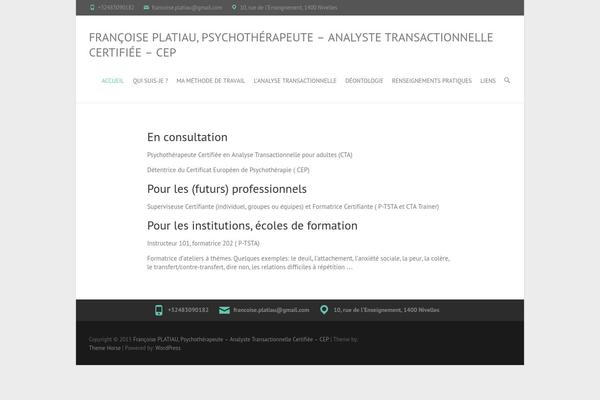 francoise-platiau.info site used Interface