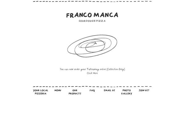 francomanca.co.uk site used Franco-manca-theme