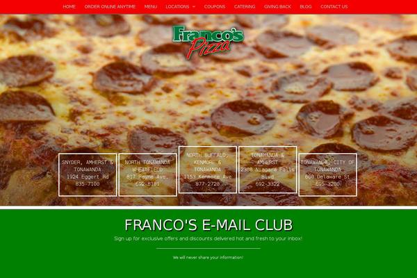 francospizza.com site used Francos