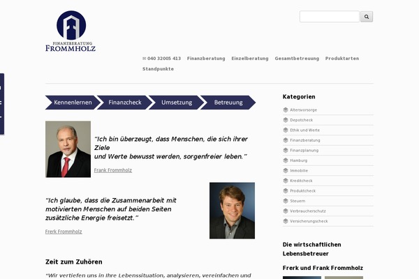 finanzberatung-frommholz theme websites examples