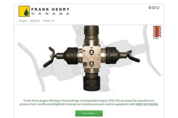 frank-henry.com site used Simple-business