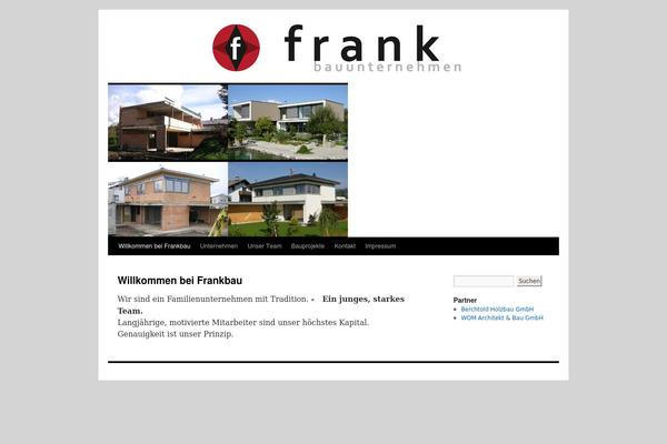 Twenty Ten theme site design template sample