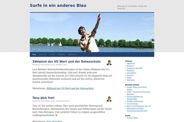 WordPress website example screenshot