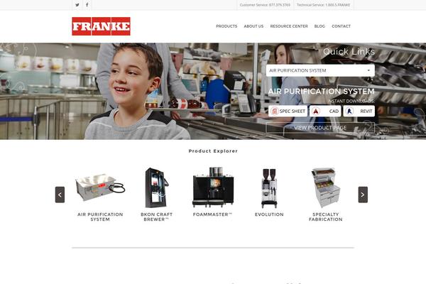 frankeamericas.com site used Franke