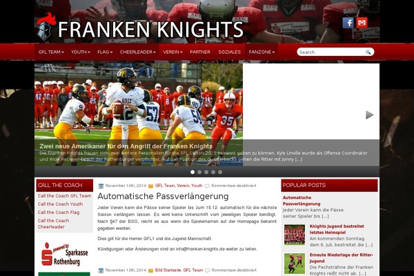 franken-knights.de site used Thegames
