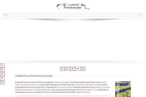WordPress website example screenshot