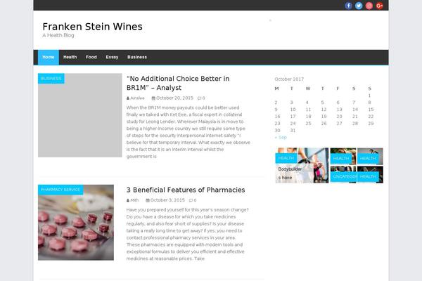 WordPress website example screenshot