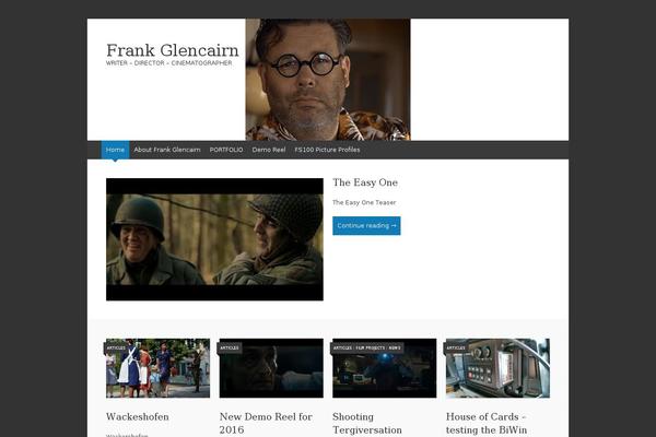 WordPress website example screenshot