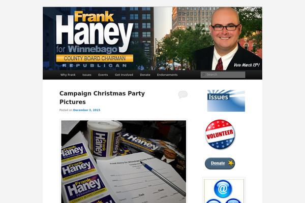 WordPress website example screenshot