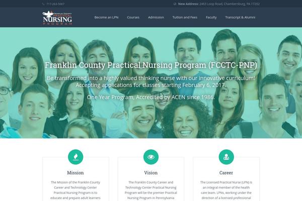 WordPress website example screenshot