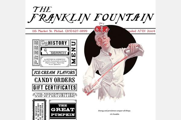 franklinfountain.com site used Franklinfountain