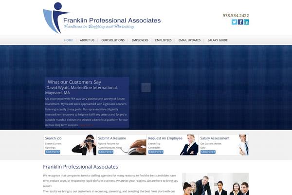 Fpa theme site design template sample