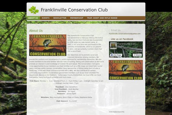 NatureFox theme site design template sample