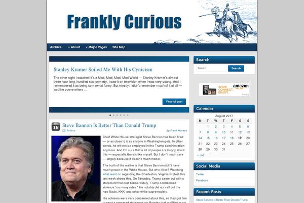 franklycurious.com site used Twentyeleven-fc