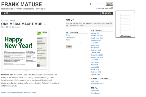 WordPress website example screenshot