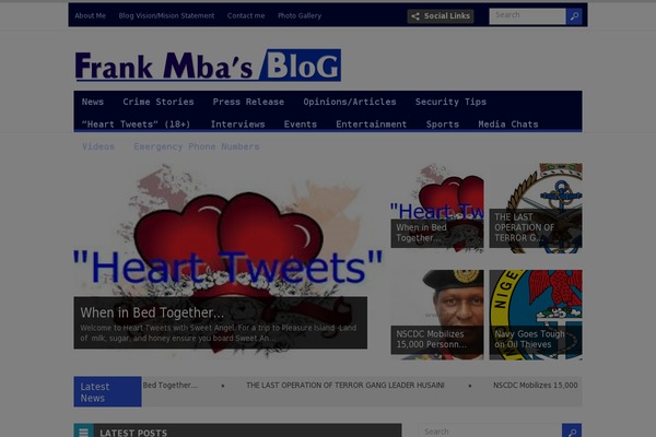 WordPress website example screenshot