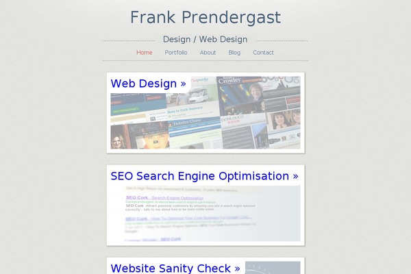 frankprendergast.ie site used Frankprendergast2012