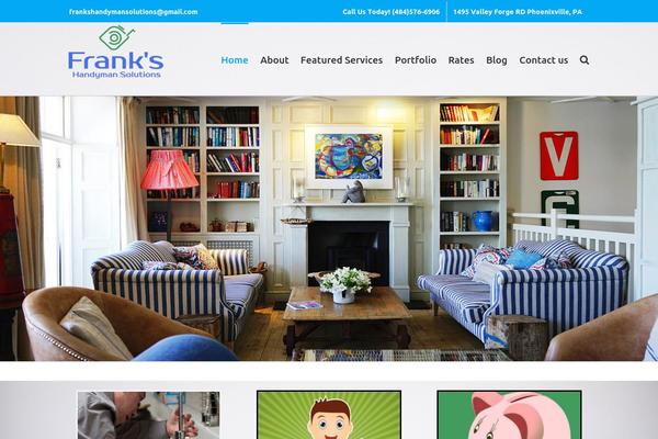 Avada theme site design template sample