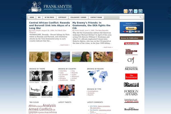 franksmyth.com site used Franksmyth