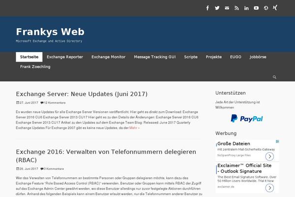 WordPress website example screenshot
