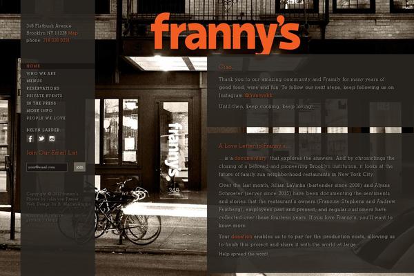 frannysbrooklyn.com site used Frannys_1_3