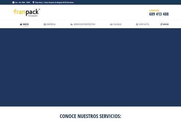 The7 theme site design template sample