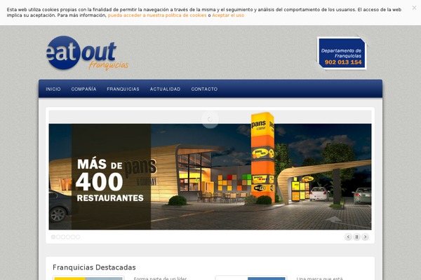 franquicias-eatout.com site used Franquiciaseatout