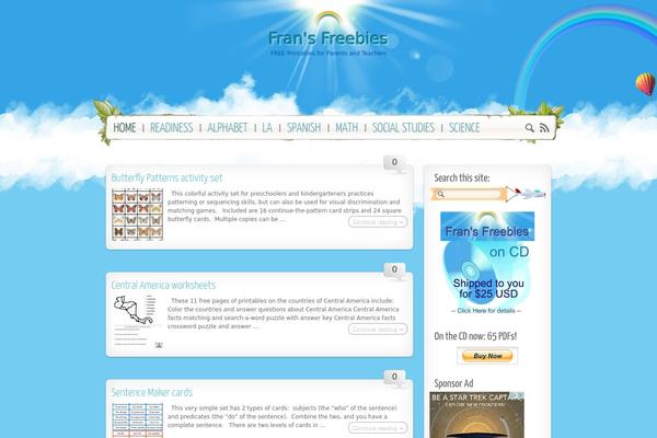 fransfreebies.com site used Cloudy-blue-sky