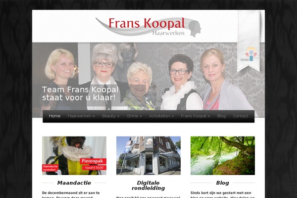 WordPress website example screenshot