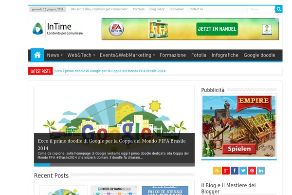 WordPress website example screenshot