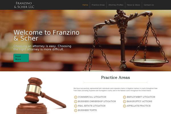 WordPress website example screenshot