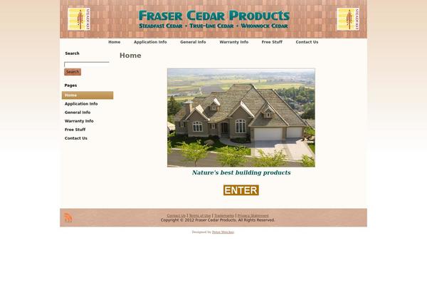 WordPress website example screenshot