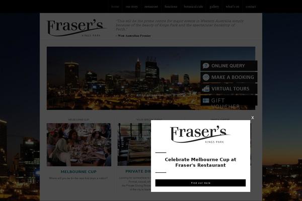 frasersrestaurant.com.au site used Frasers