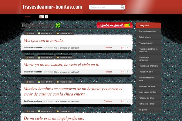 frasesdeamor-bonitas.com site used Fraseando