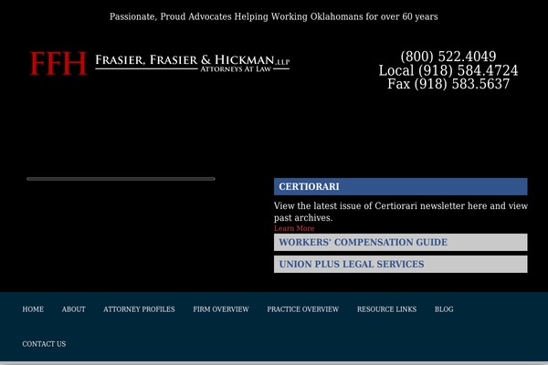frasierlaw.com site used Frasier