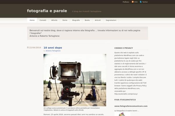 WordPress website example screenshot
