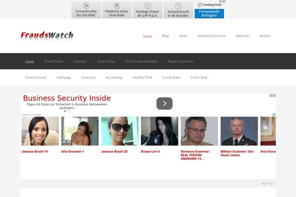 fraudswatch.com site used Zeen