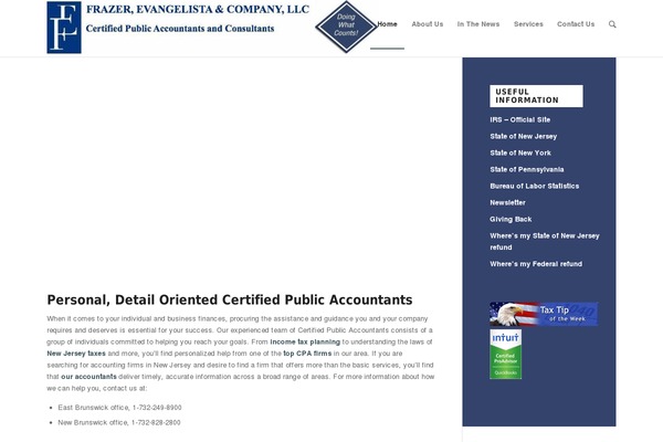 WordPress website example screenshot