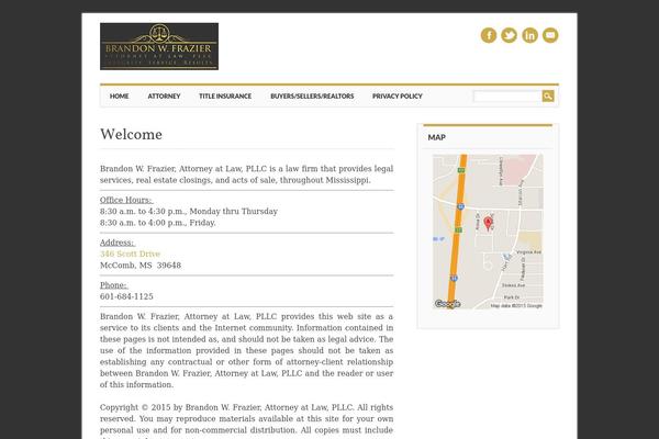 Attorney theme site design template sample