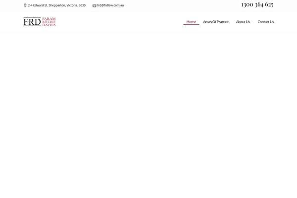 WordPress website example screenshot