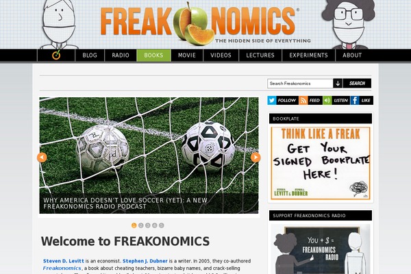 freakonomics.com site used Freakonomics_2021