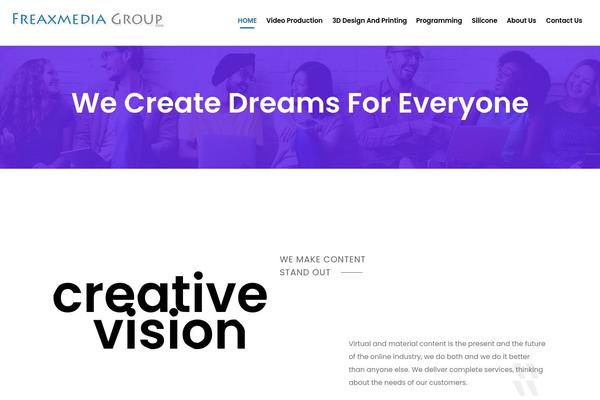 Niva theme site design template sample