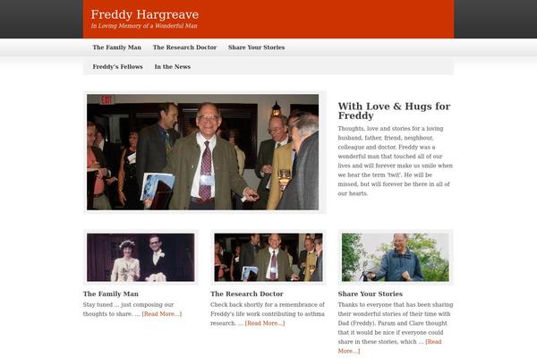 freddyhargreave.com site used Agency Theme