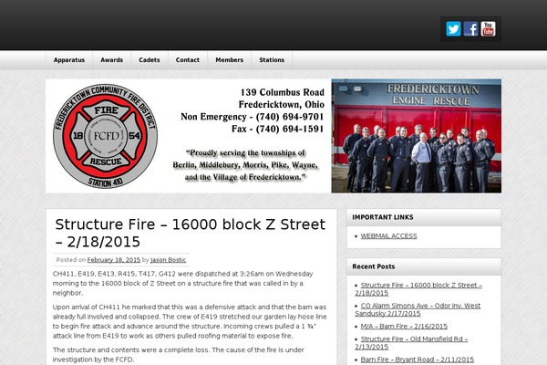 fredericktownfire.net site used zeeNews