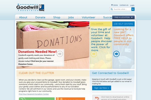 fredgoodwill.org site used Goodwill