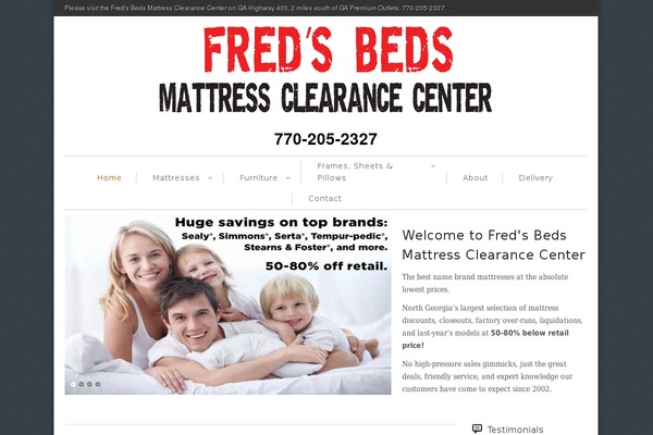WordPress website example screenshot