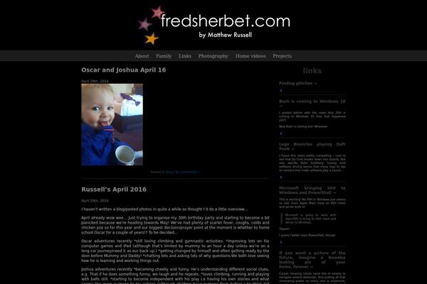 fredsherbet.com site used Matts