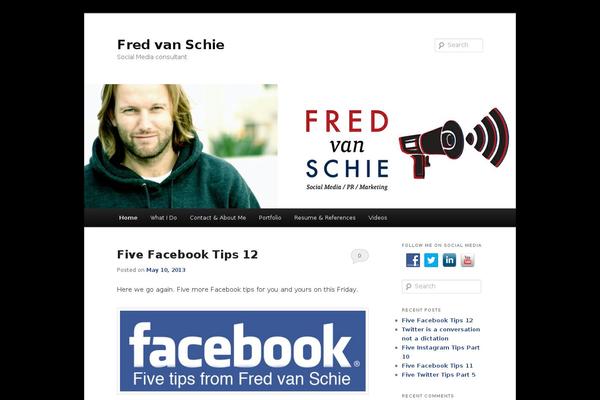 Site using Social Media Widget plugin