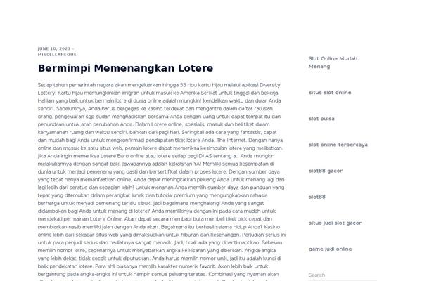 Site using Perfmatters plugin