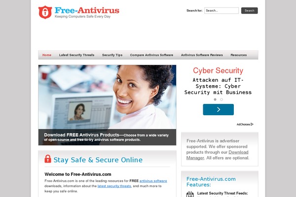free-antivirus.com site used Baseinstall